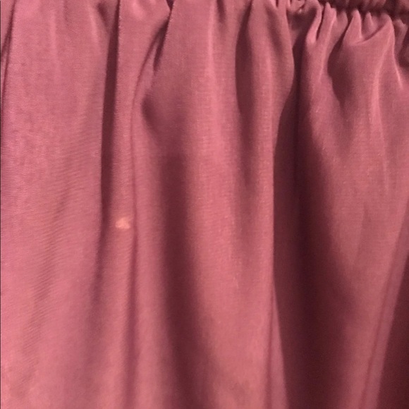 Pretty V Neck Purple Violet Long Sleeve Mini Dress - Picture 7 of 8